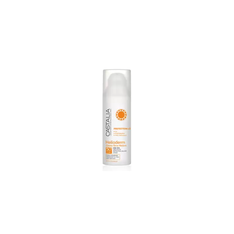 CASTALIA HELIODERM crème sans parfum spf 50+ (40ml) - Parapharmacie ...