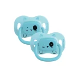 BEBE CONFORT – SUCETTES REVERSIBLES – 18/36 M – SILICONE – ANIMALS BLEU X2 7003