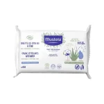 MUSTELA LINGETTES DE COTON BIO À L’EAU *60