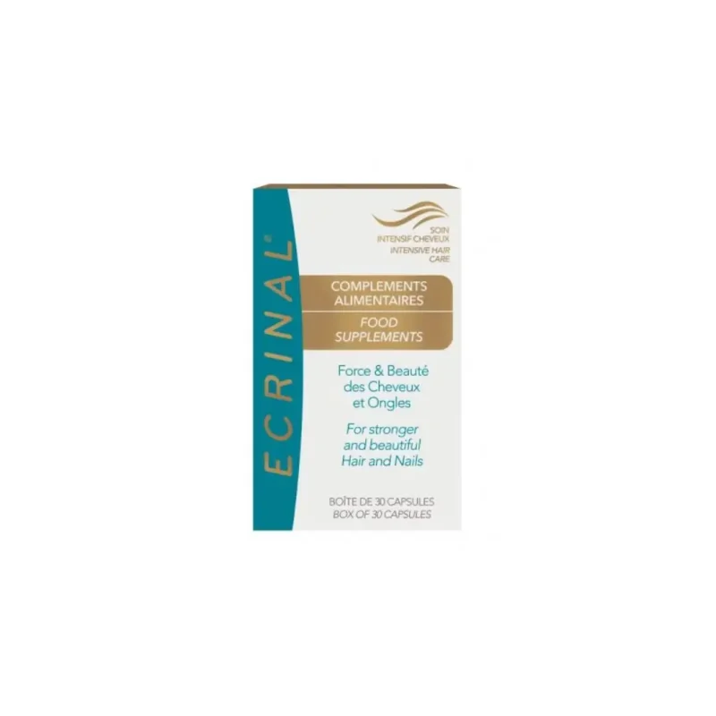 ecrinal complement alimentaire cheveux et ongles 30 capsules 1 ECRINAL COMPLEMENT ALIMENTAIRE CHEVEUX ET ONGLES 30 CAPSULES ECRINAL