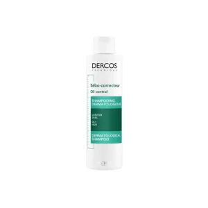 Vichy Dercos Shampoing Traitant Sébo-Correcteur Cheveux Gras | 200ml