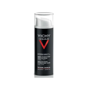 Vichy Homme Hydra Mag C+ Soin Hydratant Anti-Fatigue Visage et Yeux Sensibles | 50ml